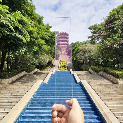 98%透光AR長(zhǎng)條燈具玻璃